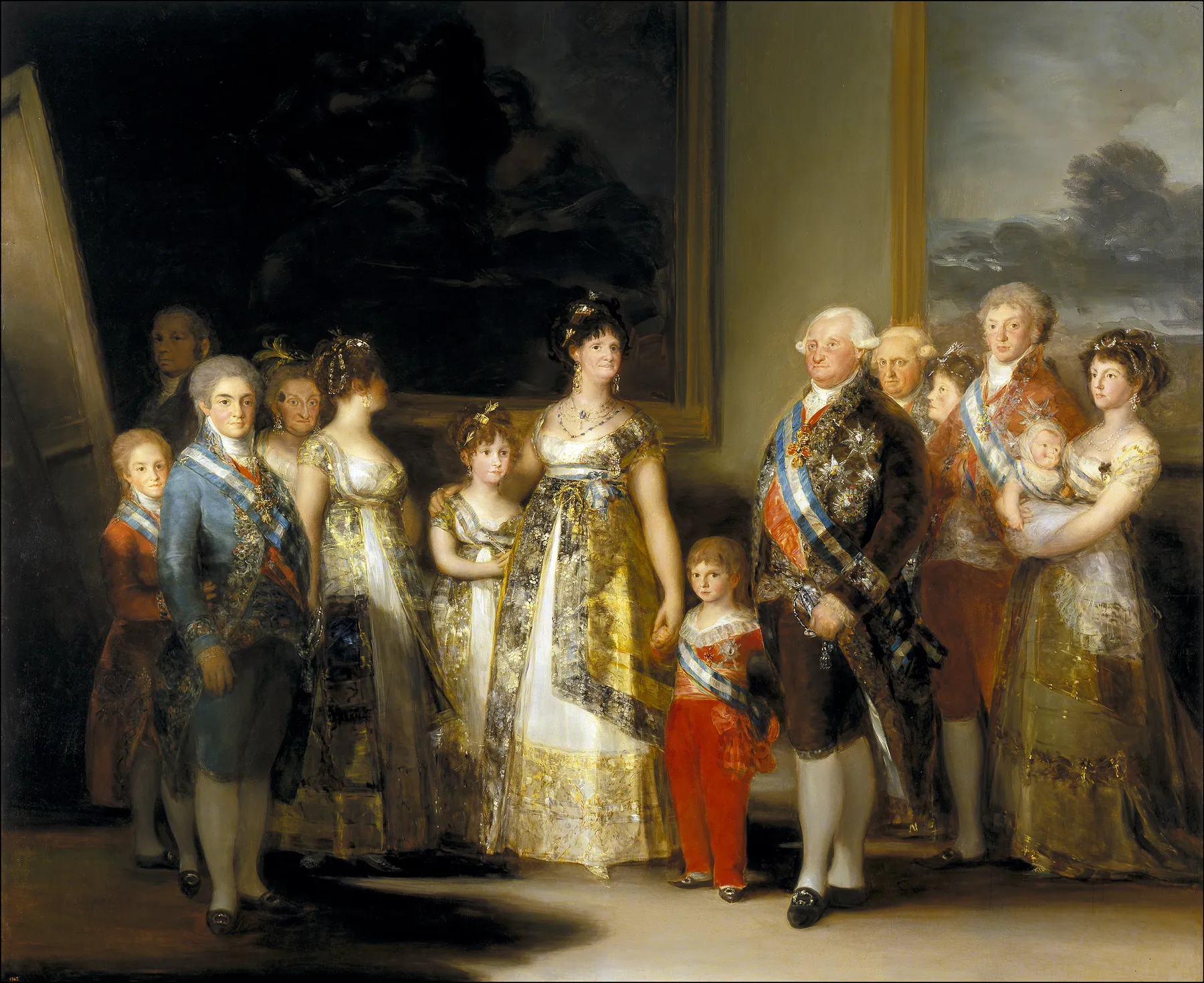 Carlos IV de España y su familia, de Francisco de Goya