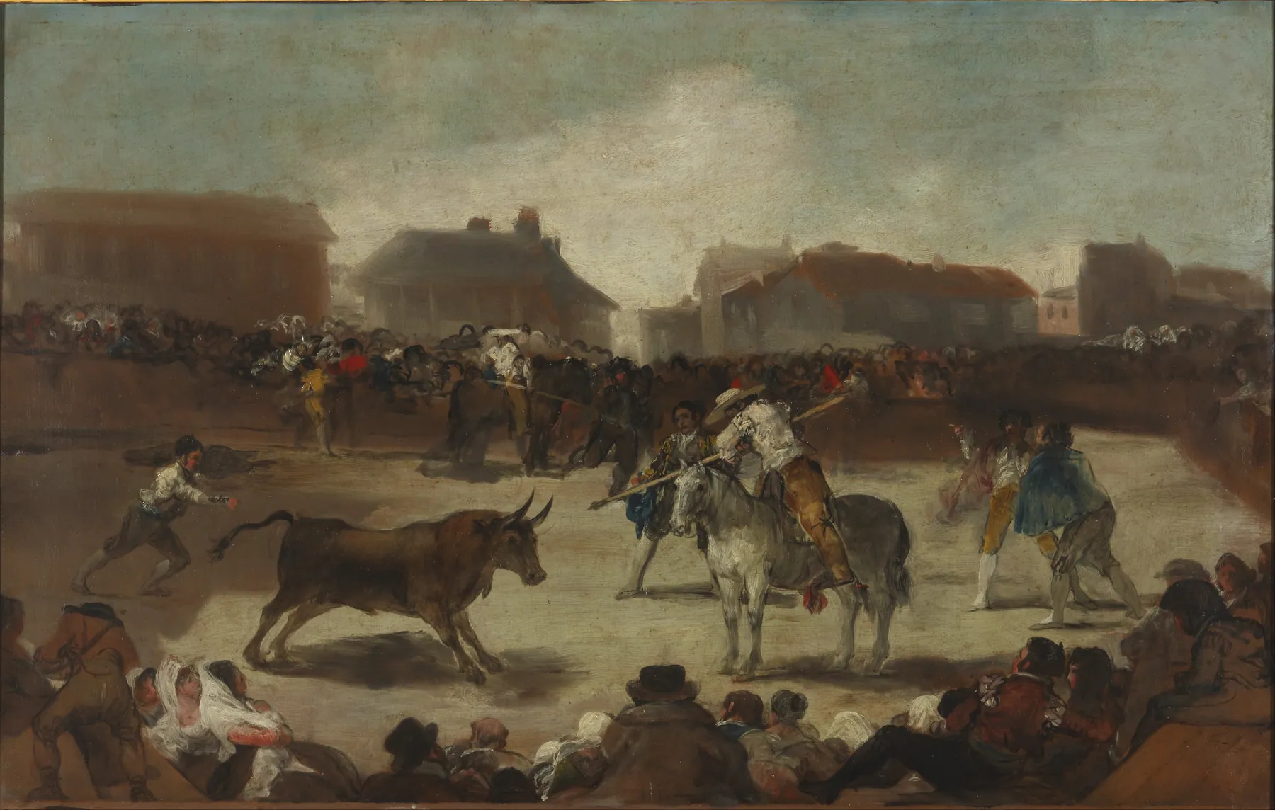 Corridas de toros en un pueblo, de Francisco de Goya
