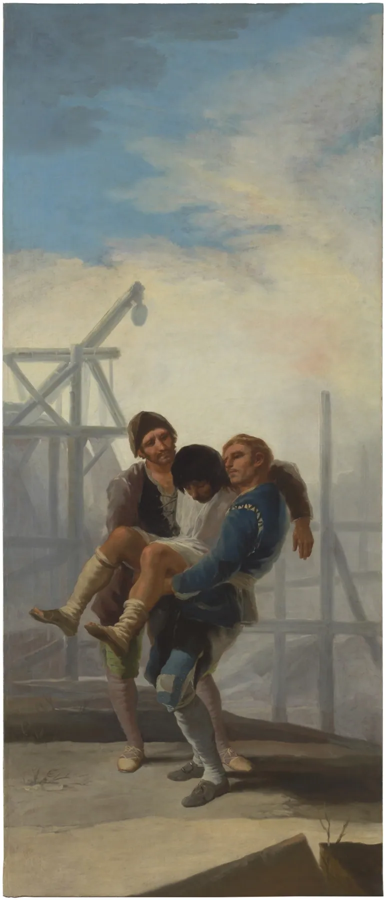 El albañil herido, de Francisco de Goya