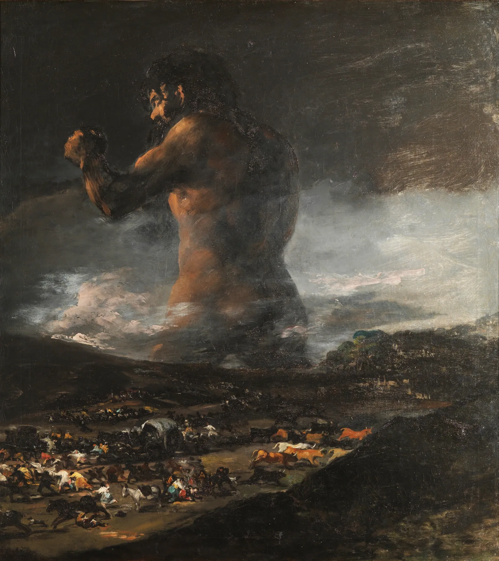 El coloso, de Francisco de Goya
