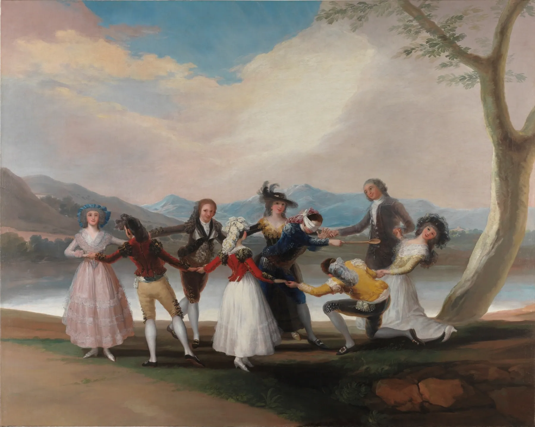 La gallina ciega, de Francisco de Goya