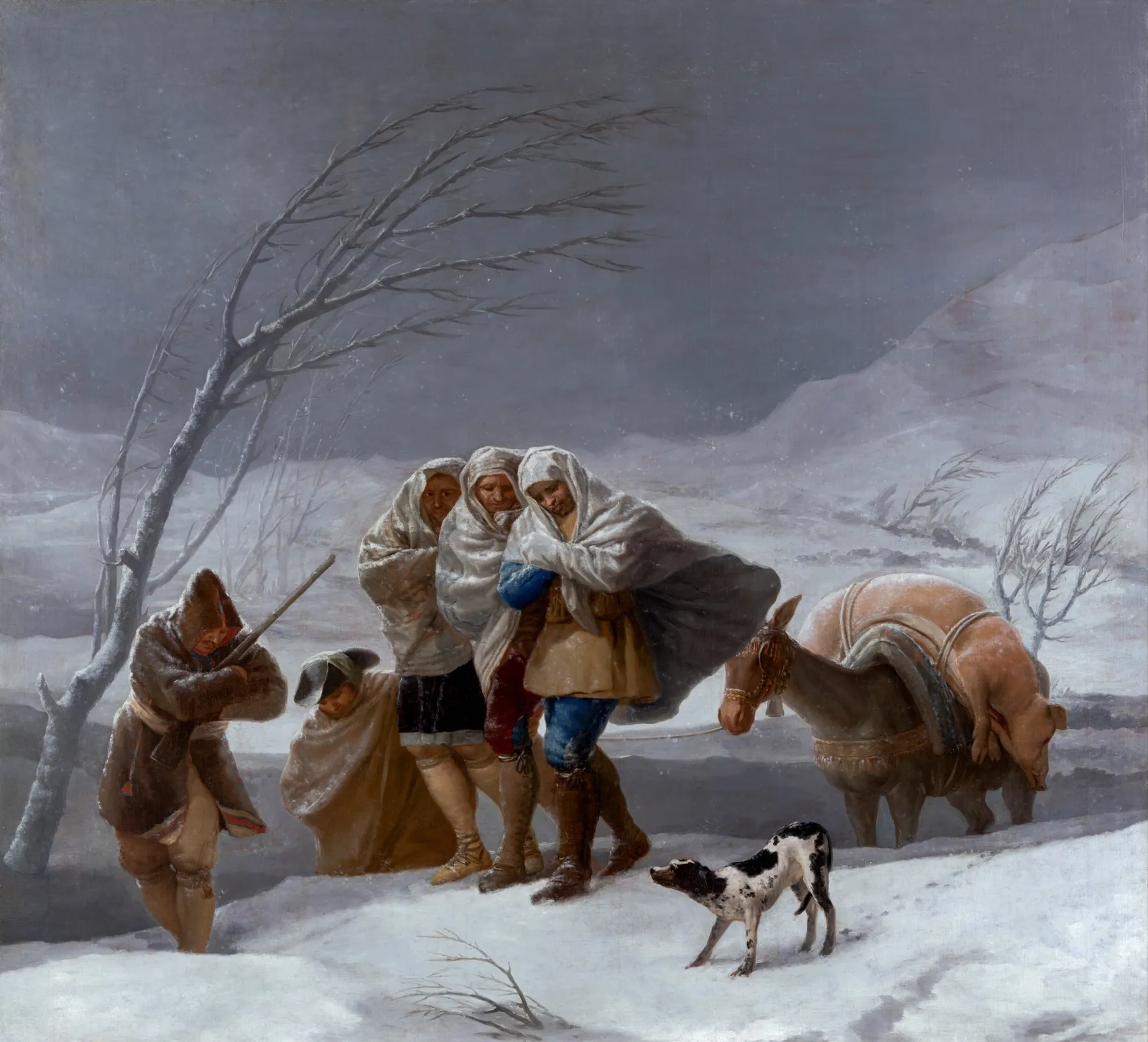 La nevada, de Francisco de Goya