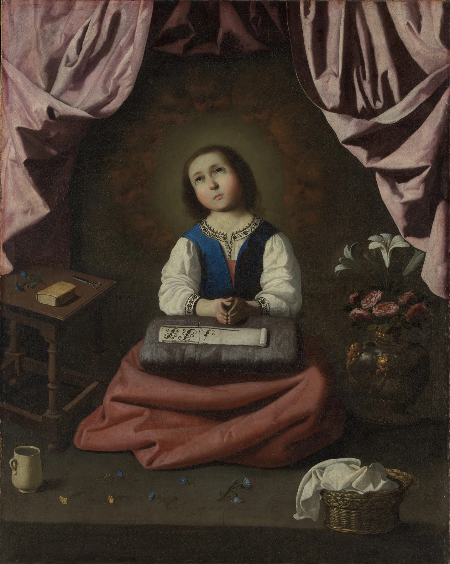 La Virgen niña, de Francisco de Zurbarán
