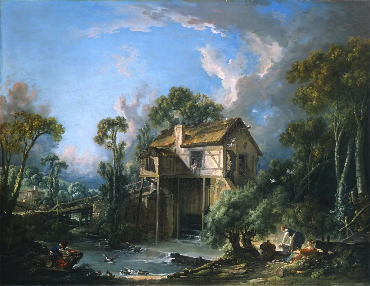 El molino de Charenton, de François Boucher