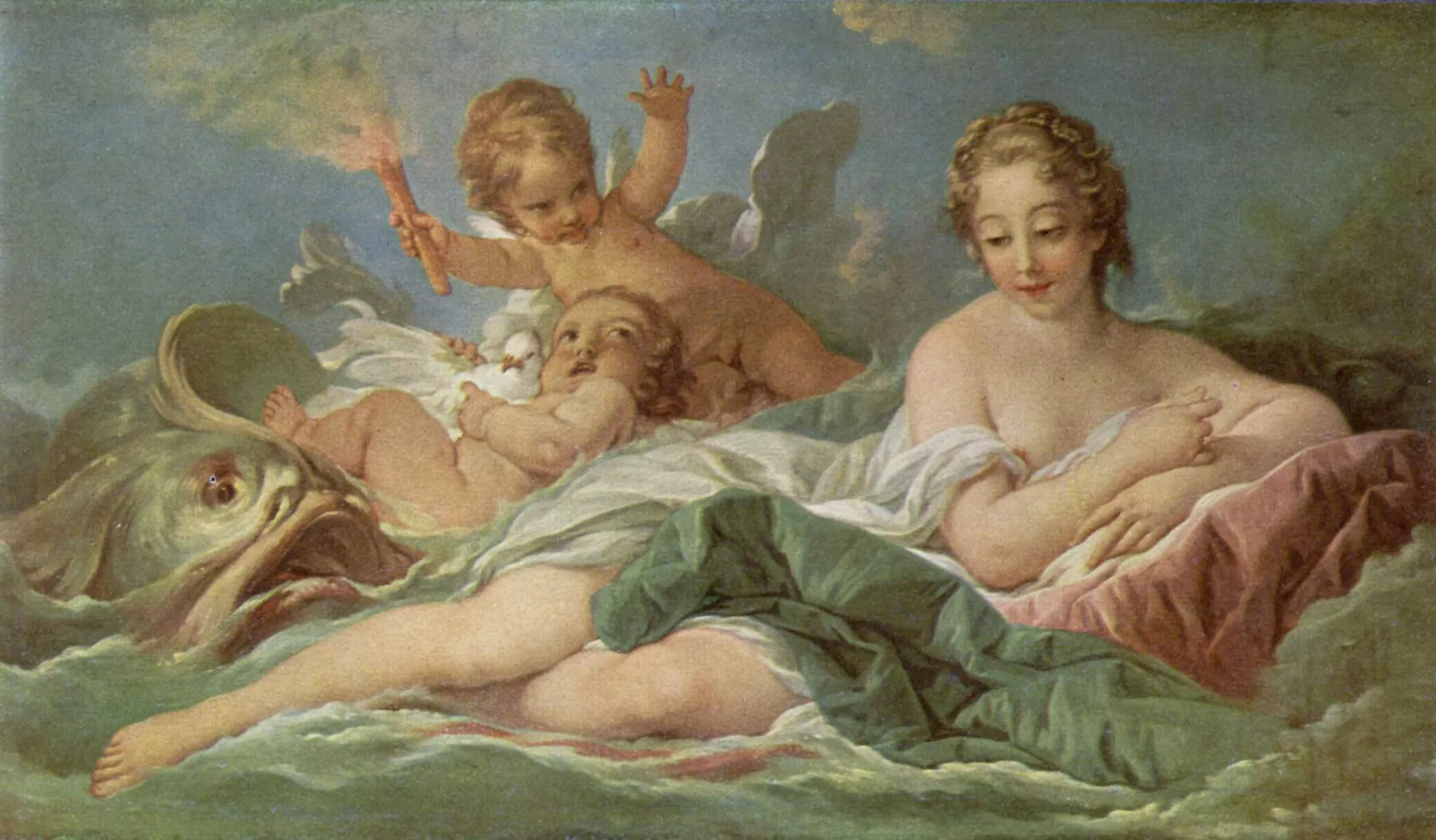 El nacimiento de Venus, de François Boucher
