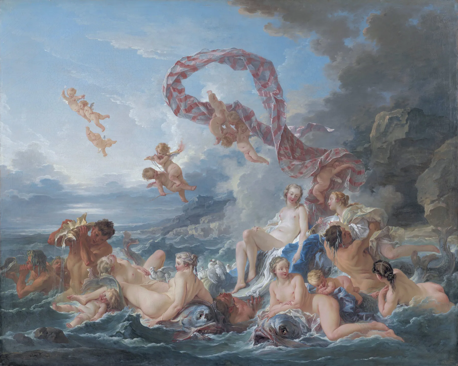 El triunfo de Venus, de François Boucher