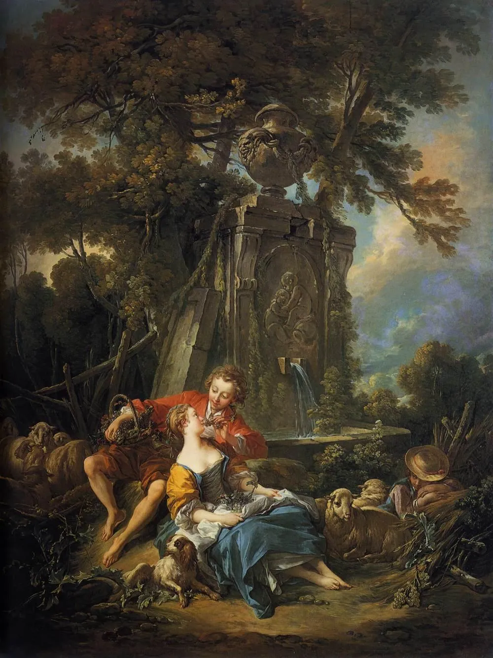 Otoño pastoral, de François Boucher