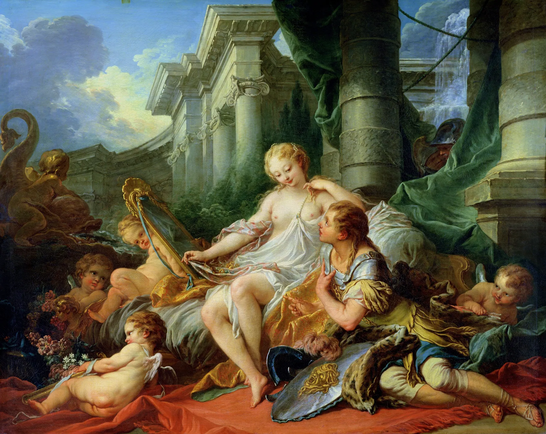 Rinaldo y Armida, de François Boucher