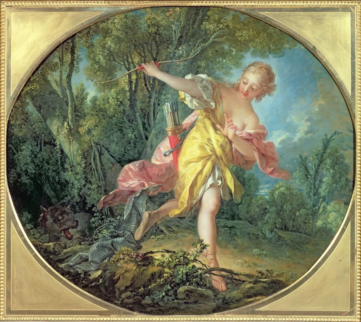 Silvia huyendo, de François Boucher