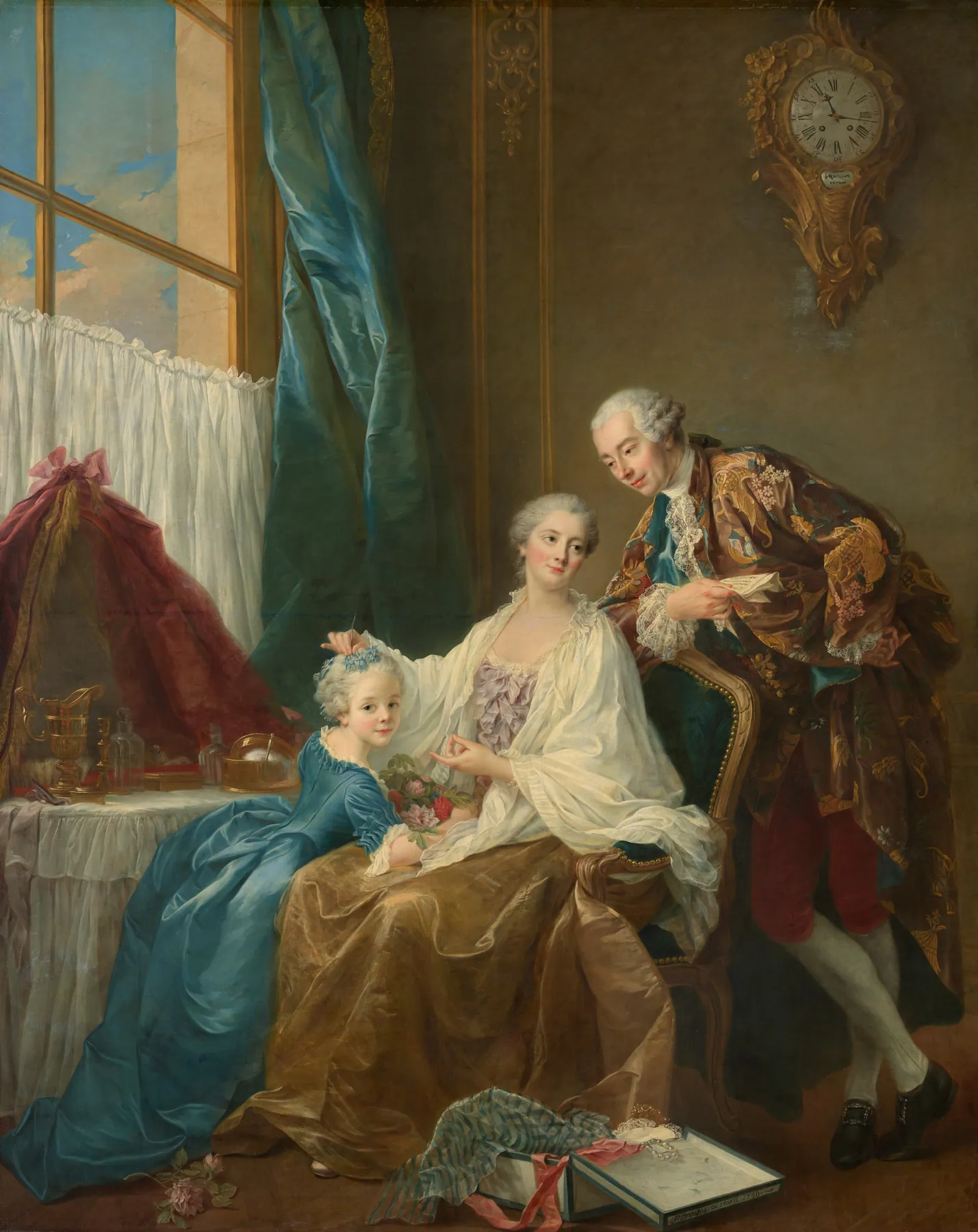 Retrato de familia, de François-Hubert Drouais