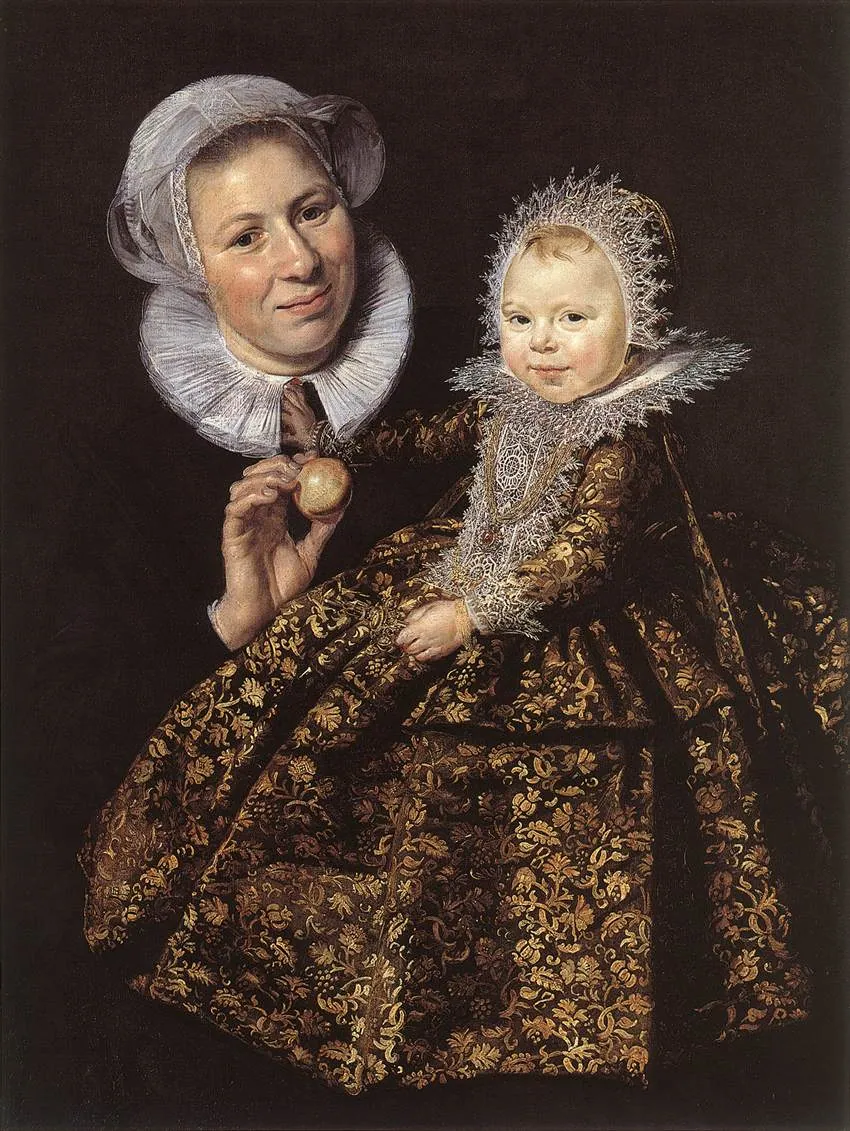 Catherina Hooft con su nodriza, de Frans Hals