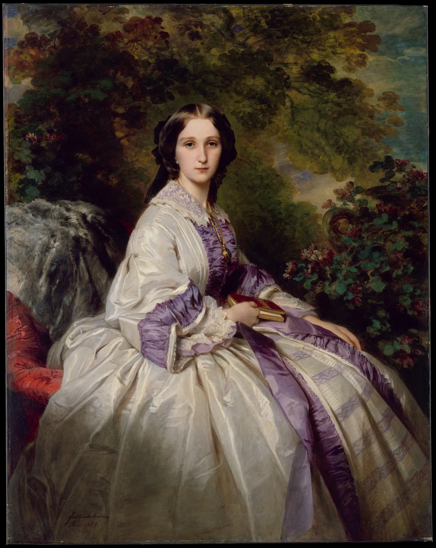 Condesa Alexander Nikoláievich Lamsdorff (María Ivánovna Beck, 1835–1866), de Franz Xaver Winterhalter