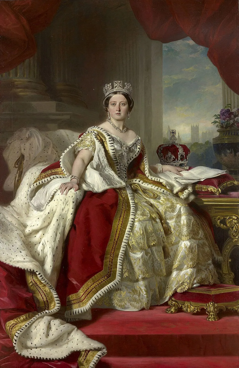 La reina Victoria, de Franz Xaver Winterhalter