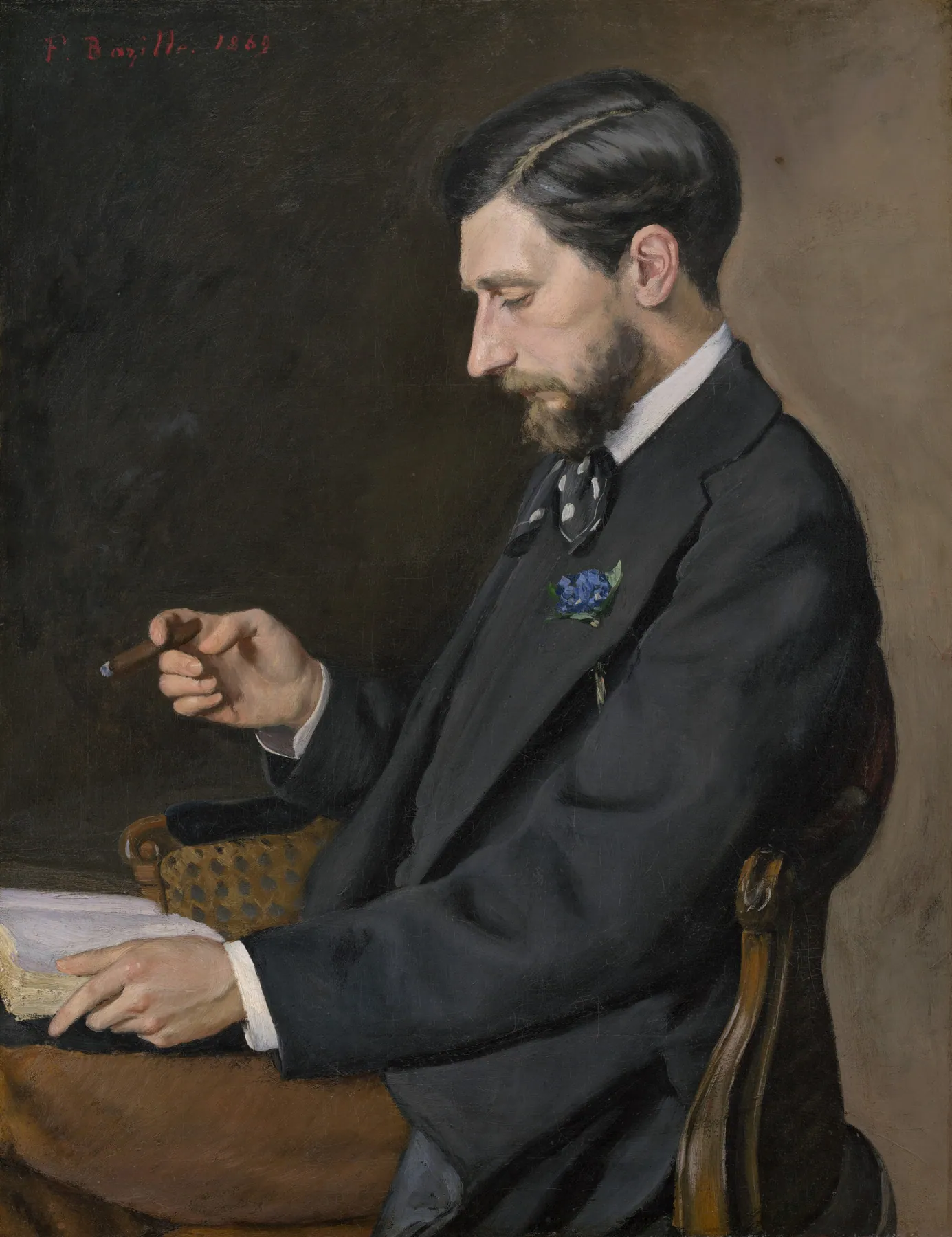 Edmond Maître, de Frédéric Bazille