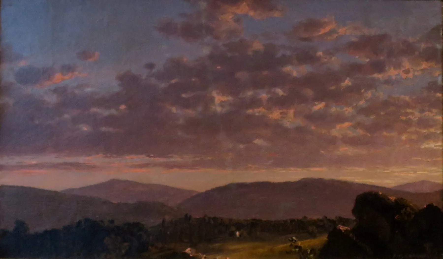 Crepúsculo en las montañas de Catskill, de Frederic Edwin Church