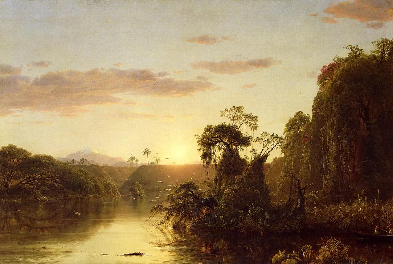 El río Magdalena, de Frederic Edwin Church