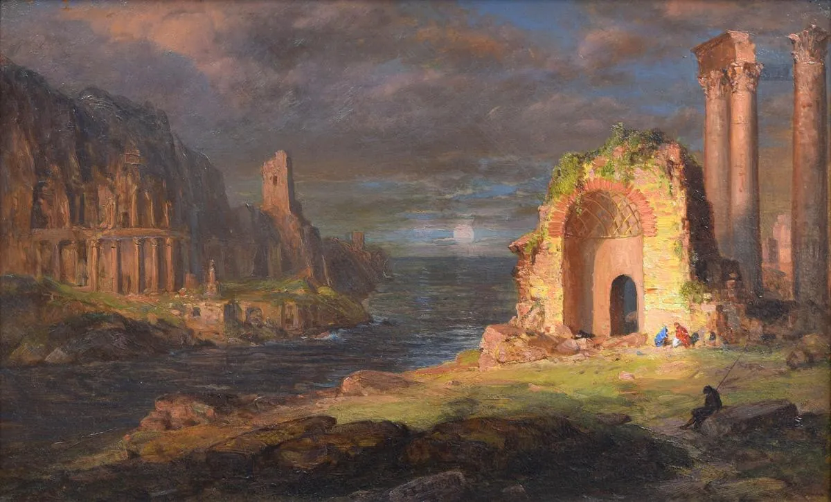 Ruinas en Siria, de Frederic Edwin Church