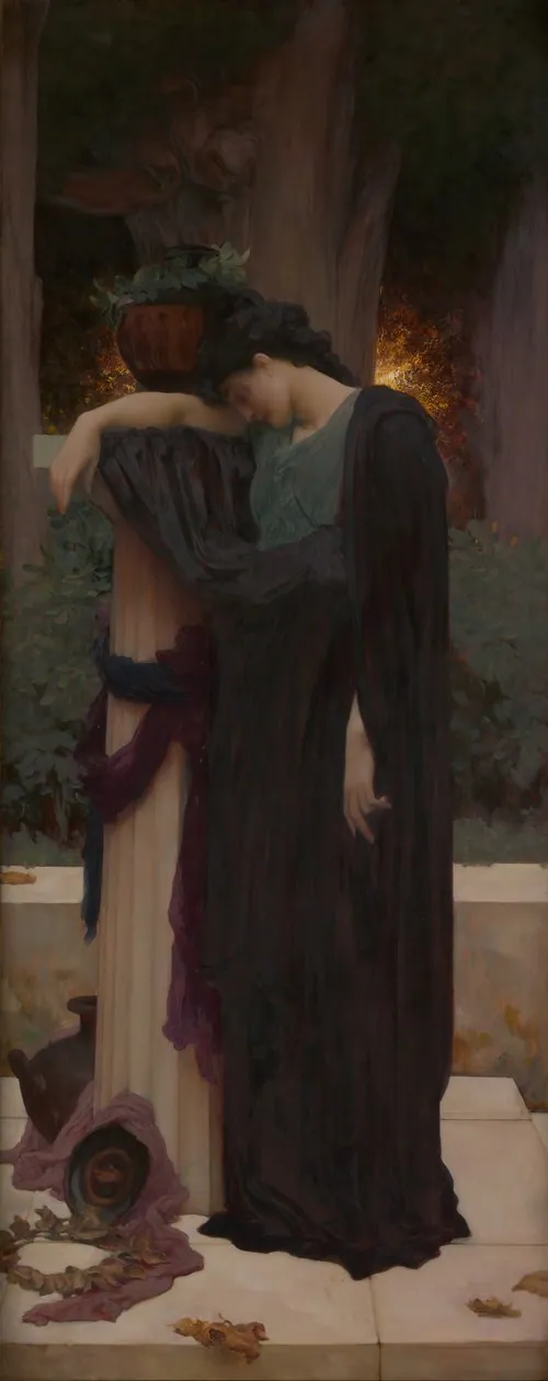 Lágrimas, de Frederic Leighton