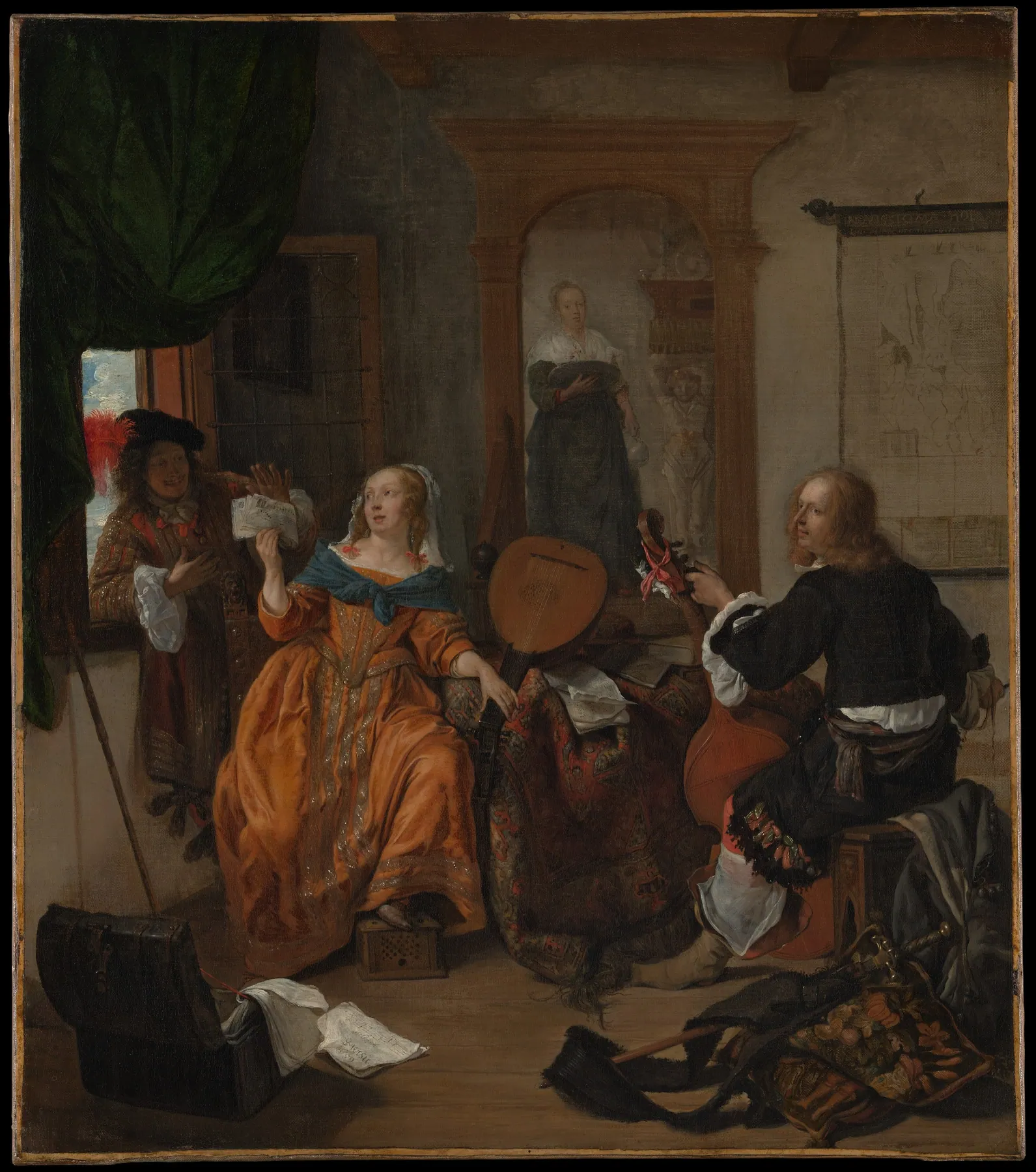 Fiesta musical, de Gabriel Metsu