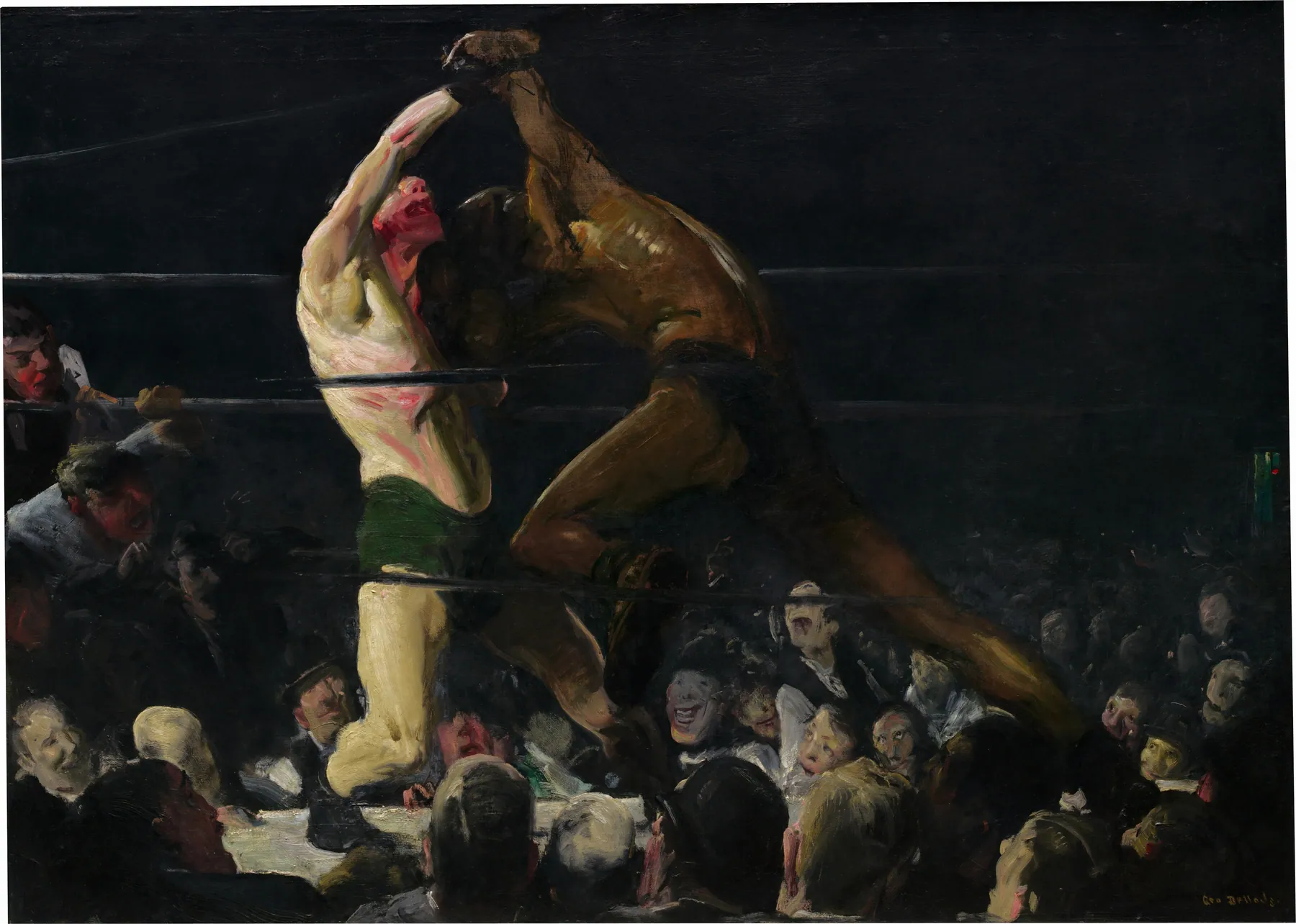 Ambos miembros de este club, de George Bellows