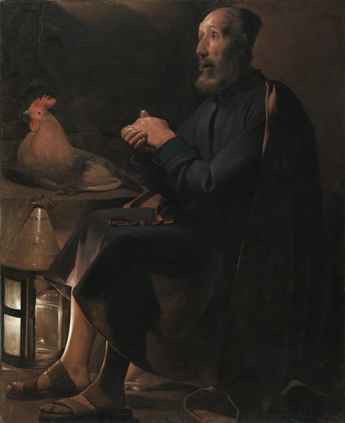The Repentant Saint Peter, by Georges de La Tour