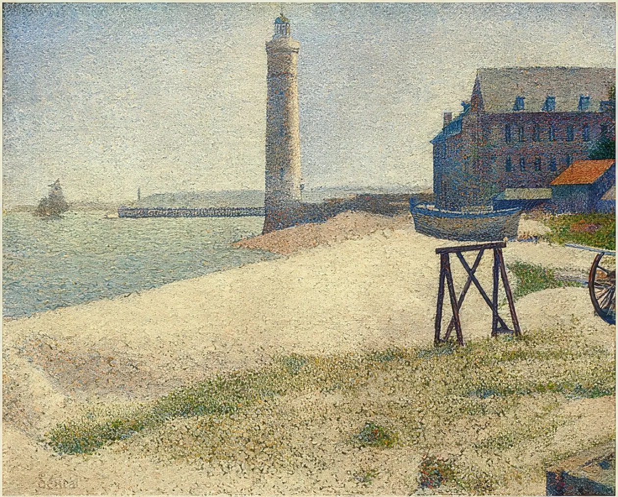 El faro de Honfleur, de Georges Seurat