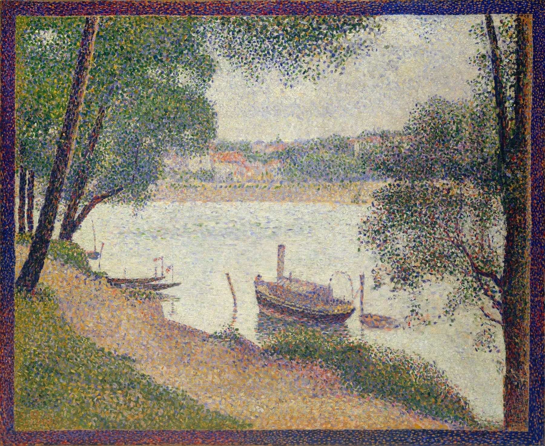 Tiempo gris, Grande Jatte, de Georges Seurat