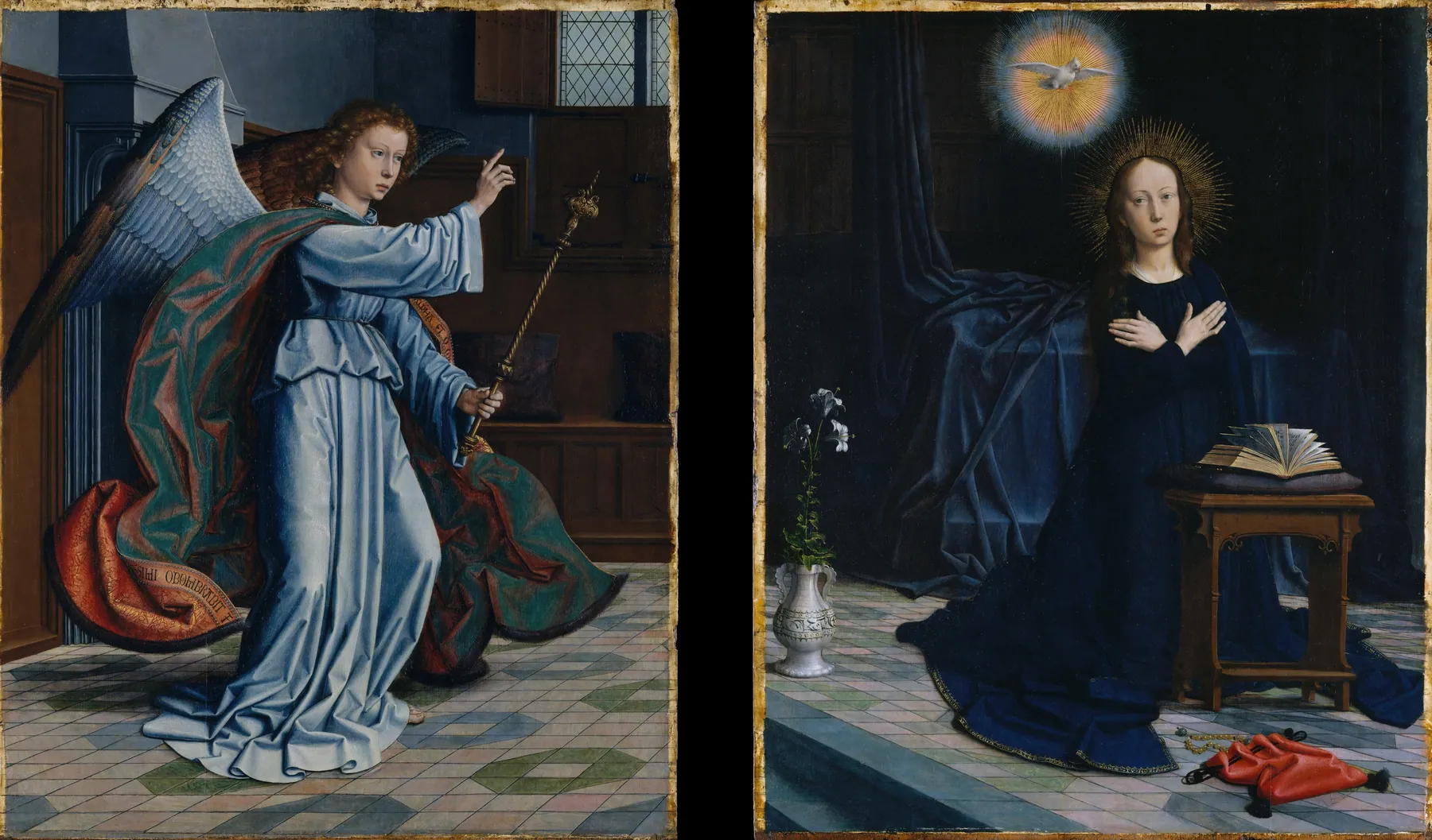 La Anunciación, de Gerard David