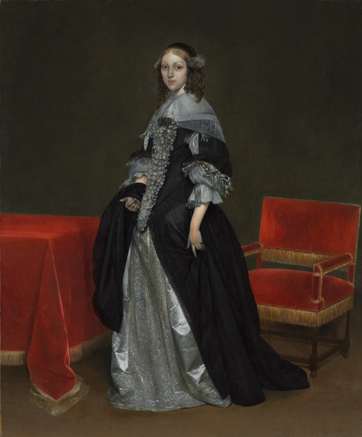 Retrato de una mujer, de Gerard ter Borch
