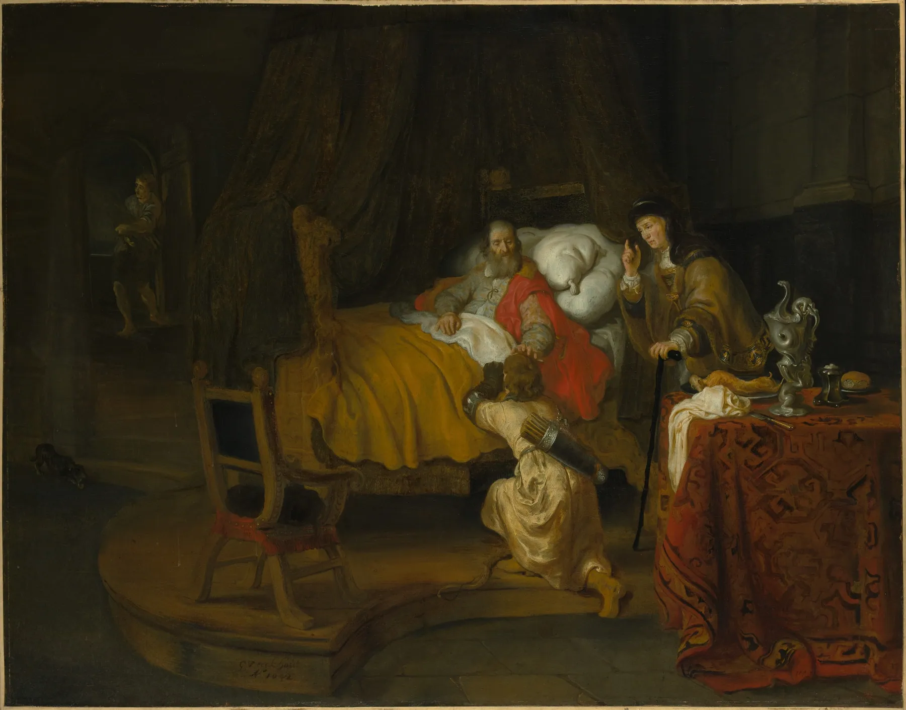 Isaac Blessing Jacob, by Gerbrand van den Eeckhout