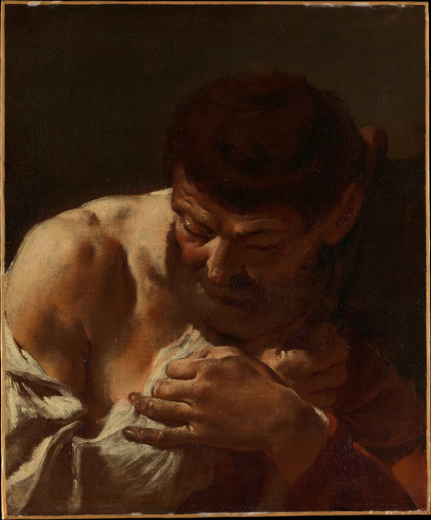 Busto de un hombre (¿San Matías), de Giovanni Battista Piazzetta