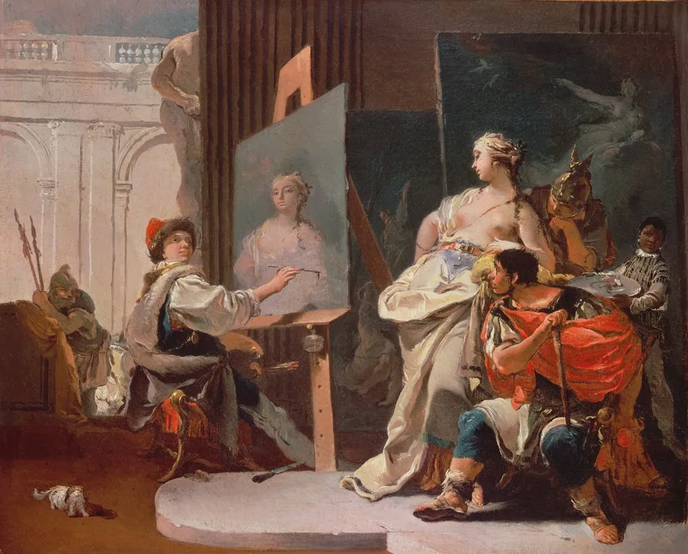 Alejandro y Campaspe en el estudio de Apeles, de Giovanni Battista Tiepolo