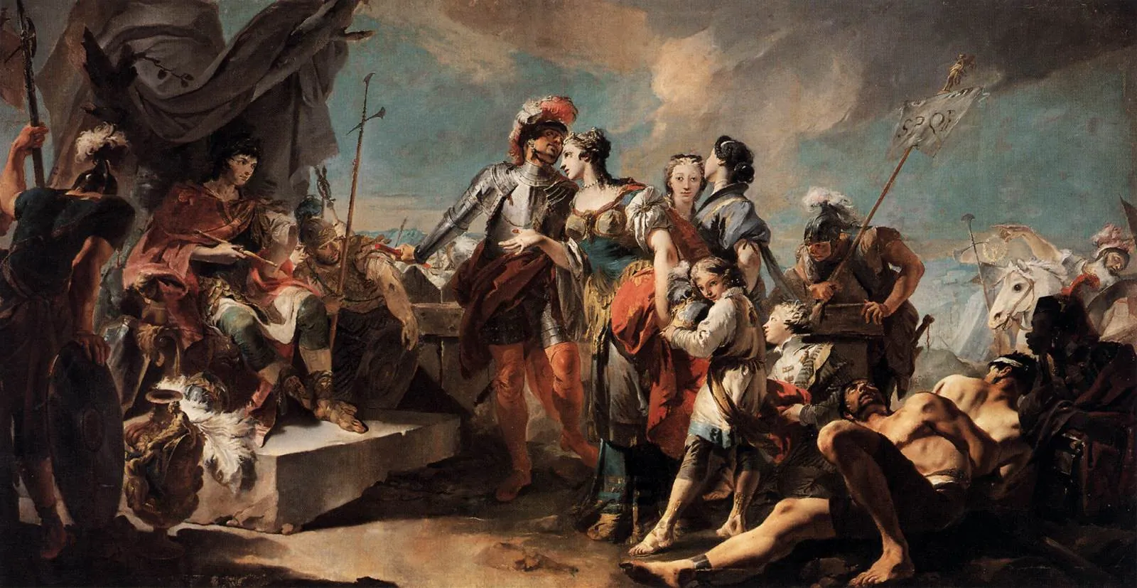 El triunfo de Aureliano, de Giovanni Battista Tiepolo