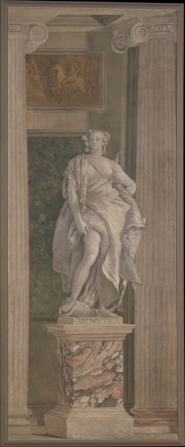 Figura alegórica que representa la Aritmética, de Giovanni Battista Tiepolo