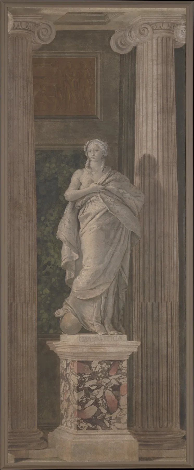 Figura alegórica que representa la Gramática, de Giovanni Battista Tiepolo
