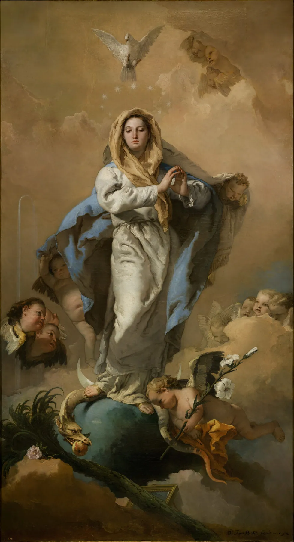 La inmaculada concepción, de Giovanni Battista Tiepolo