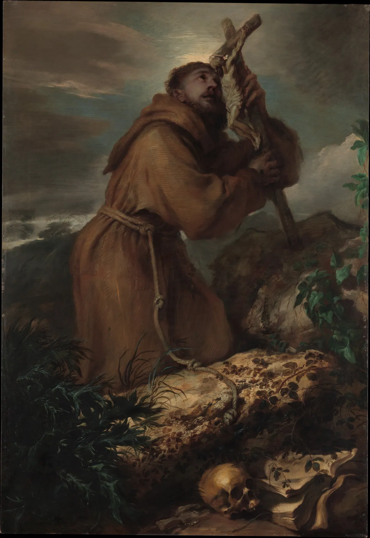 San Francisco en éxtasis, de Giovanni Benedetto Castiglione