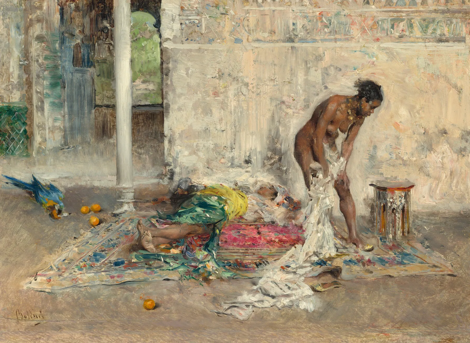 Después del baño, de Giovanni Boldini