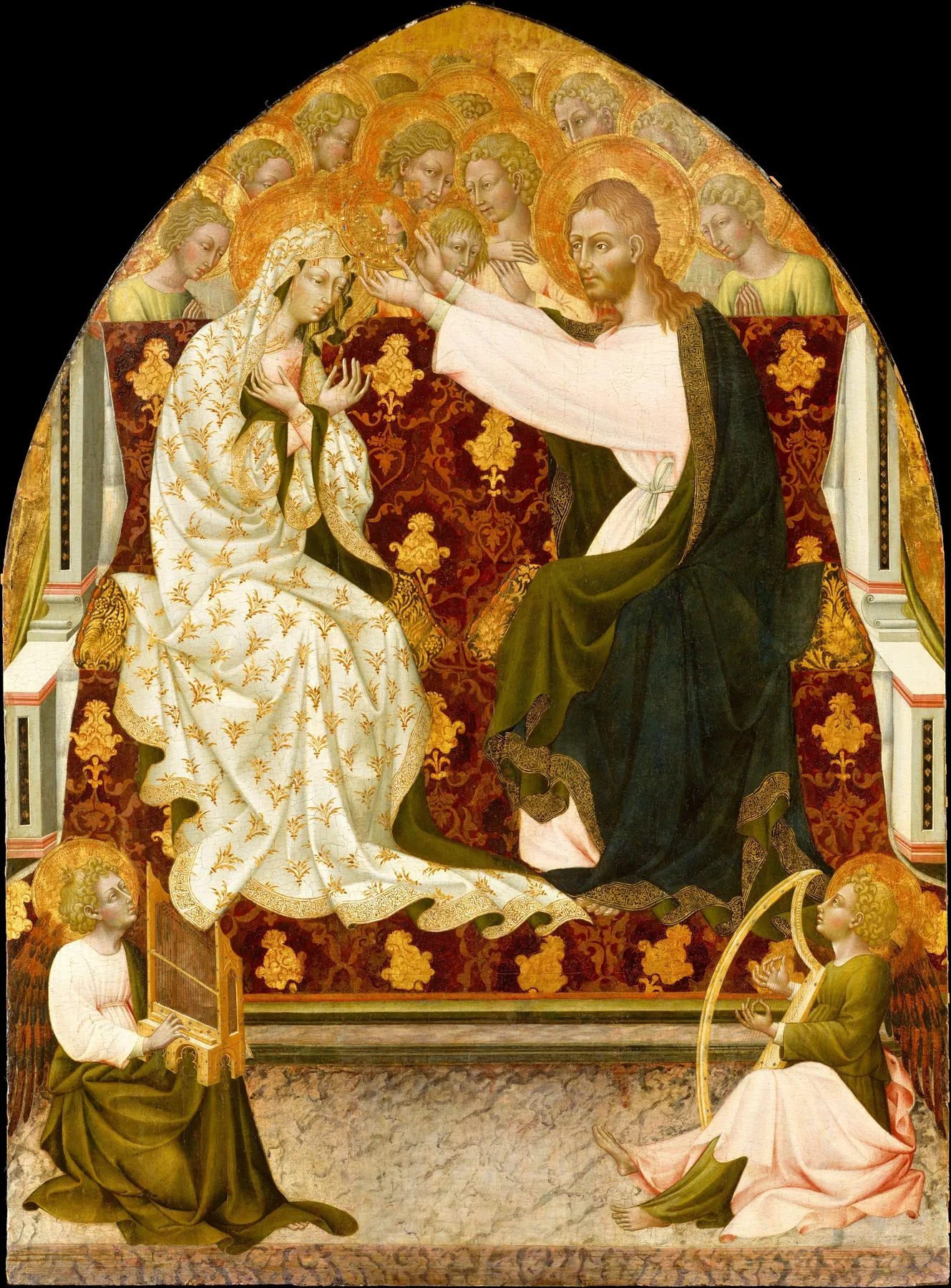 Coronación de la Virgen, de Giovanni di Paolo