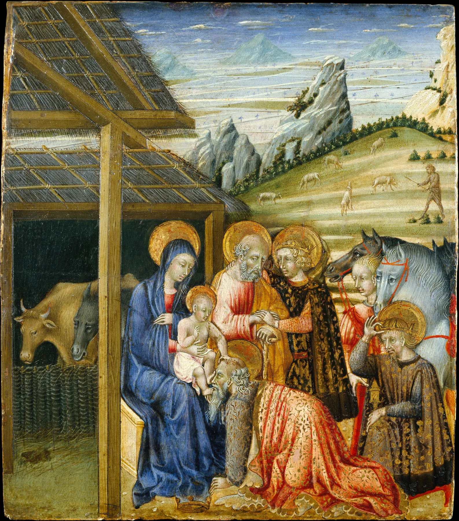 La Adoración de los Reyes Magos, de Giovanni di Paolo