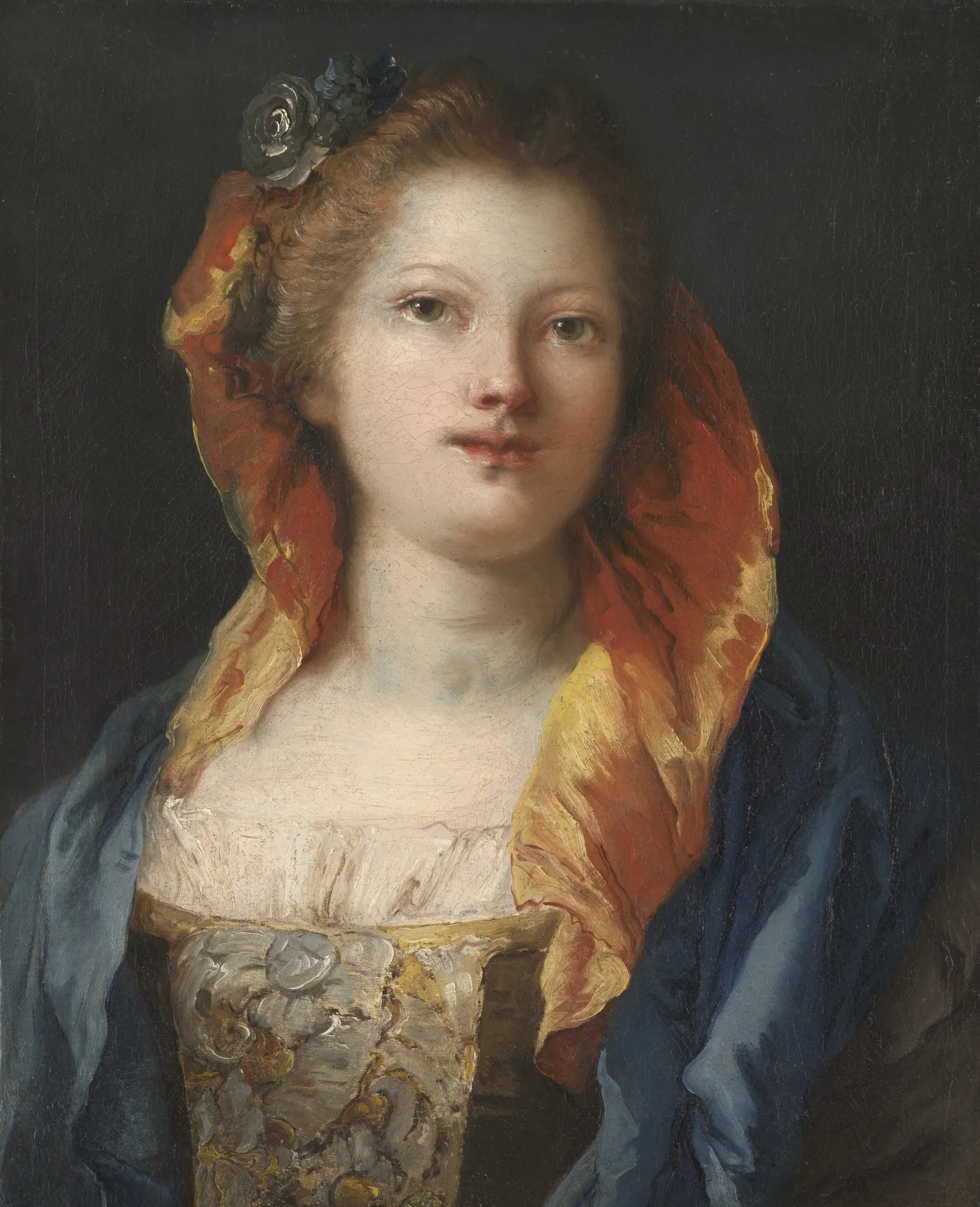 Retrato de una mujer, de Giovanni Domenico Tiepolo
