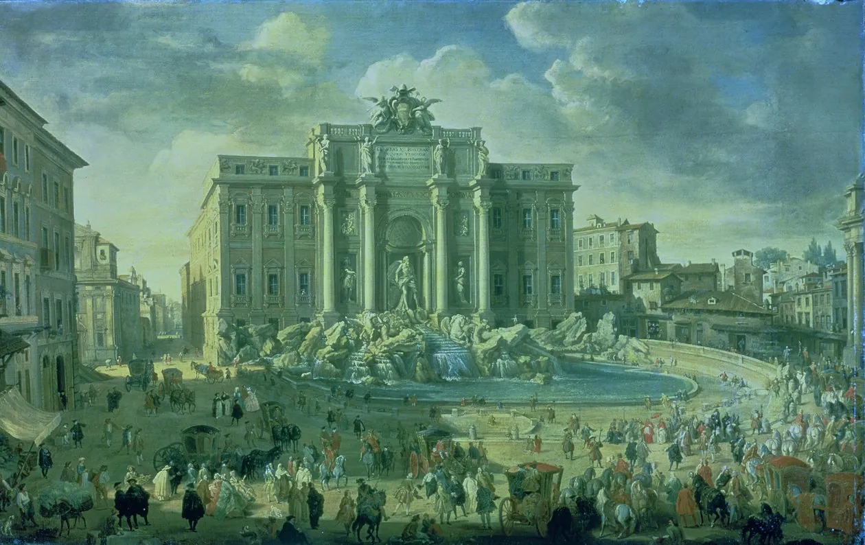 La Fontana de Trevi en Roma, de Giovanni Paolo Panini