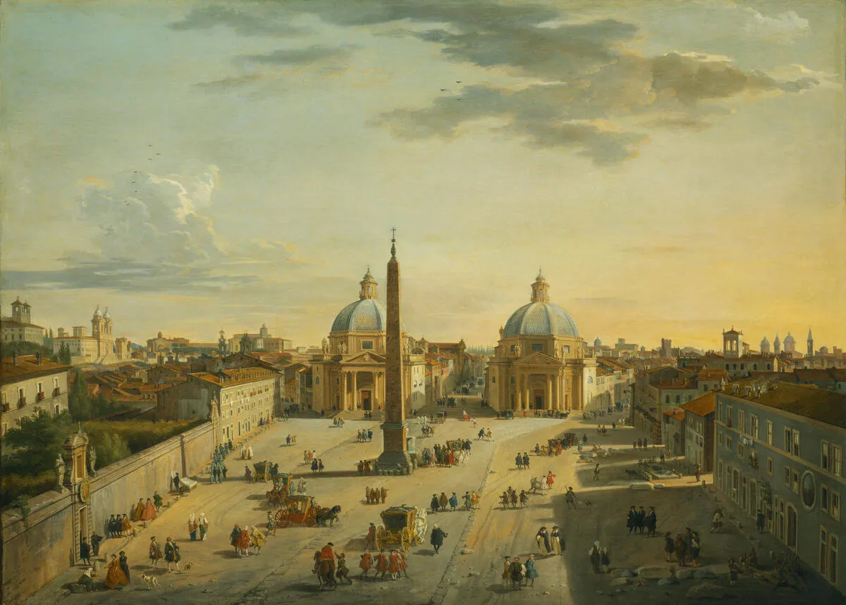 Piazza del Popolo, de Giovanni Paolo Panini