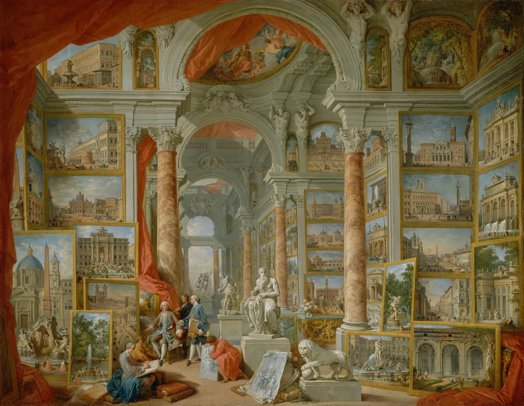 Roma Moderna, de Giovanni Paolo Panini