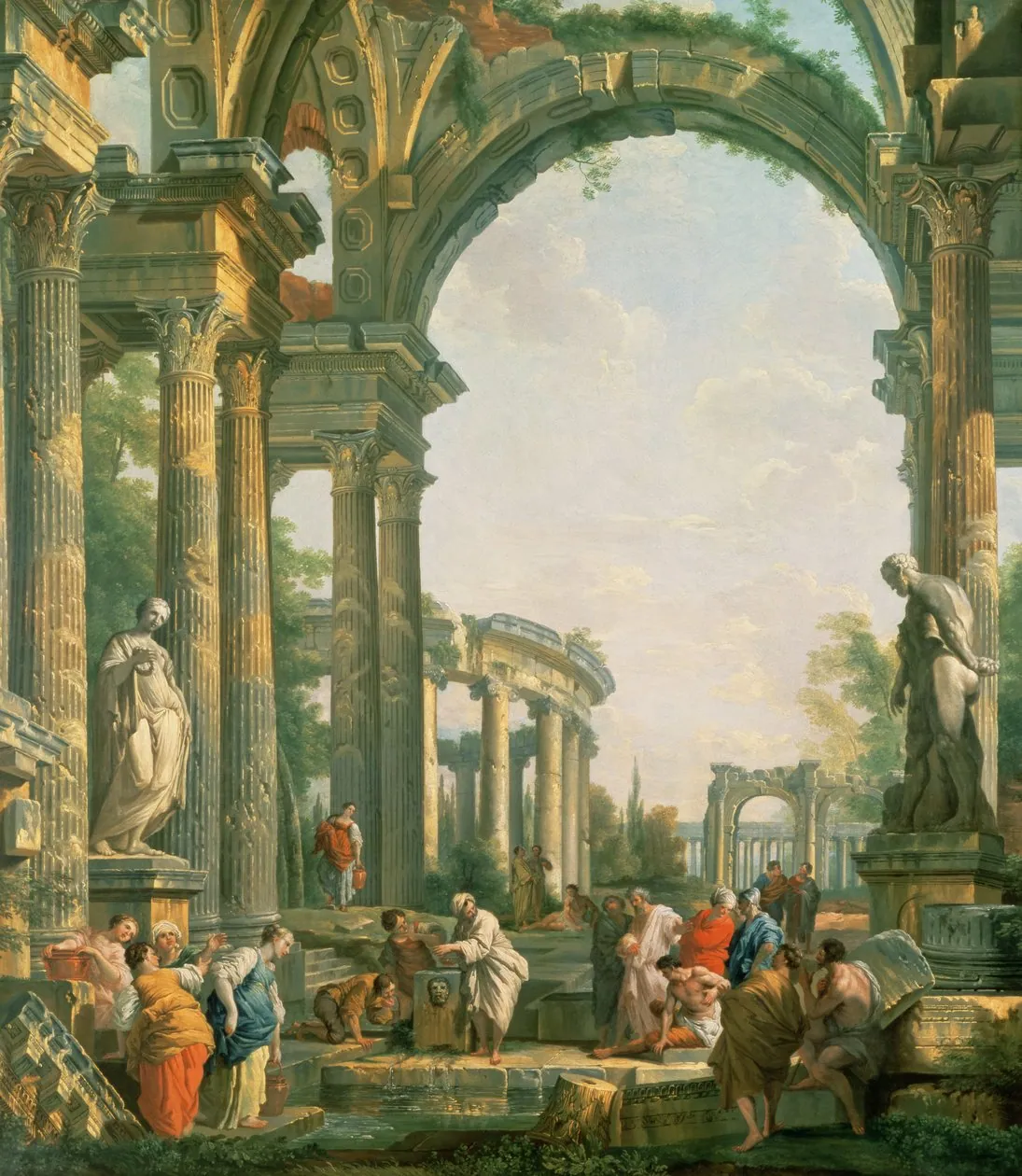 Ruinas clásicas, de Giovanni Paolo Panini