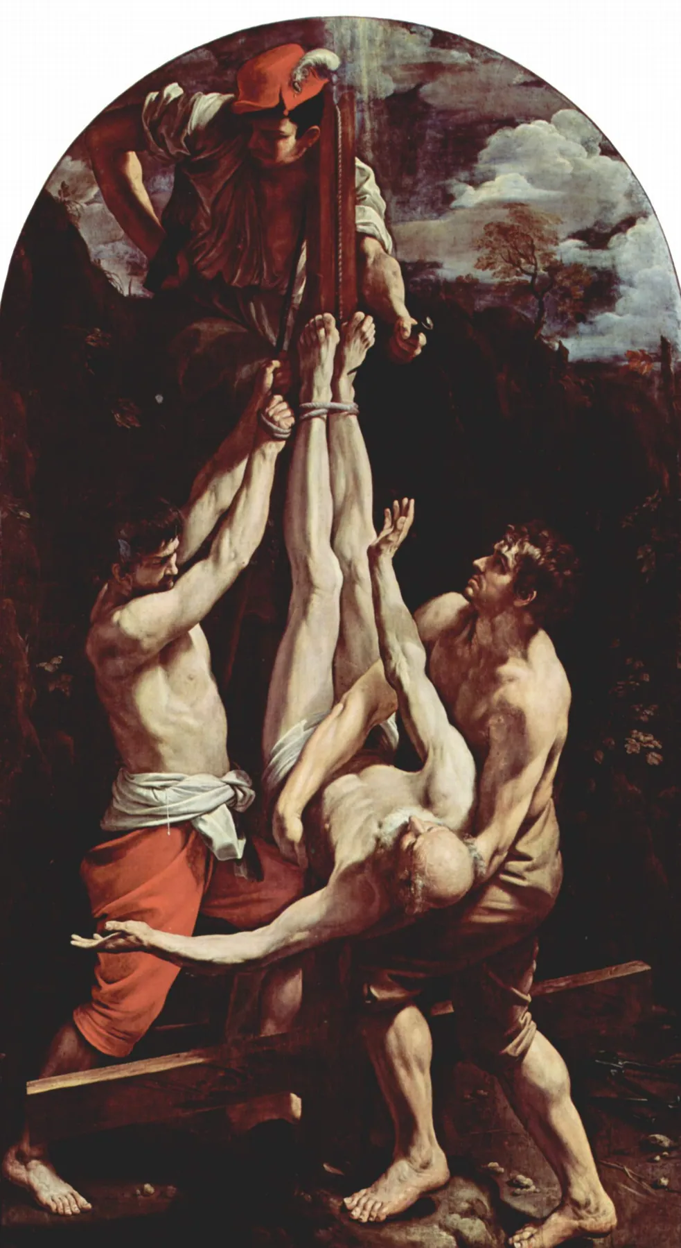 La crucifixión de San Pedro, de Guido Reni