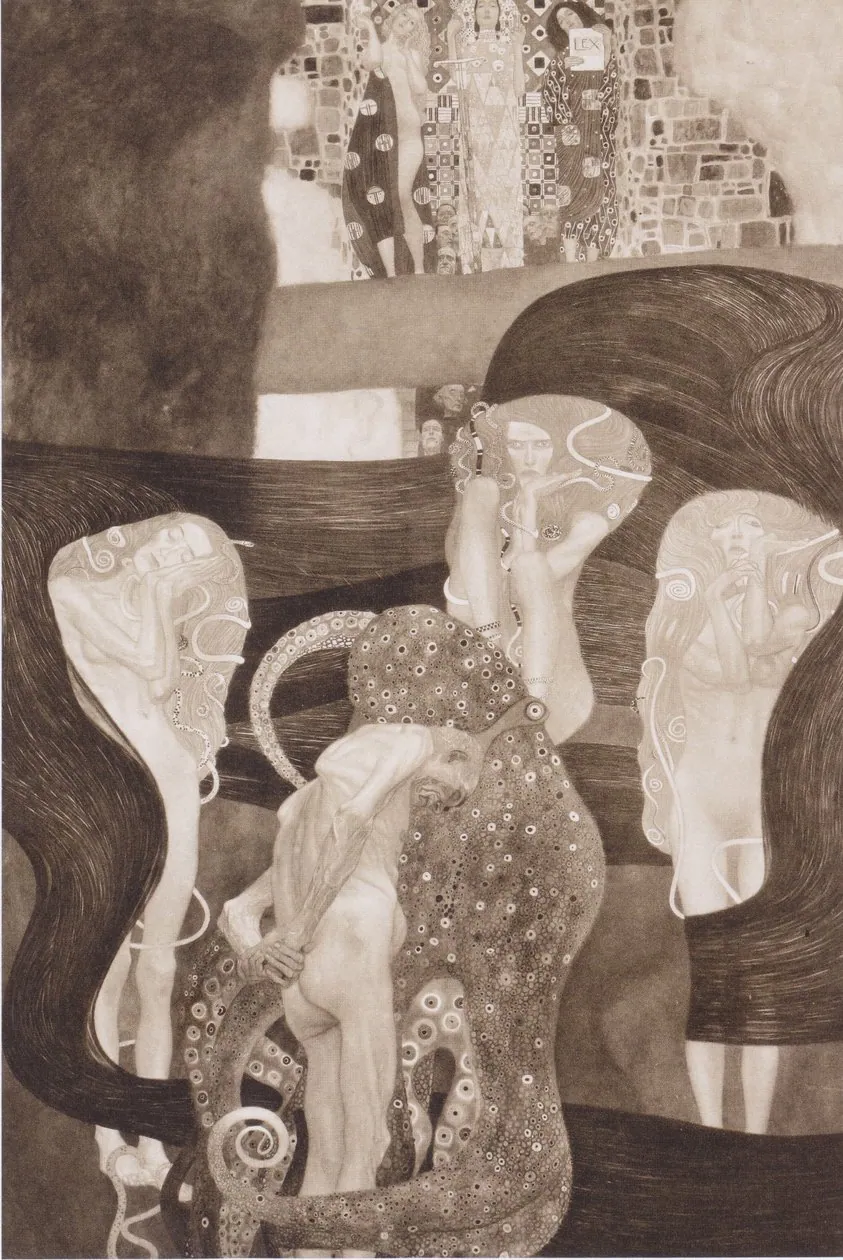 Jurisprudencia, de Gustav Klimt