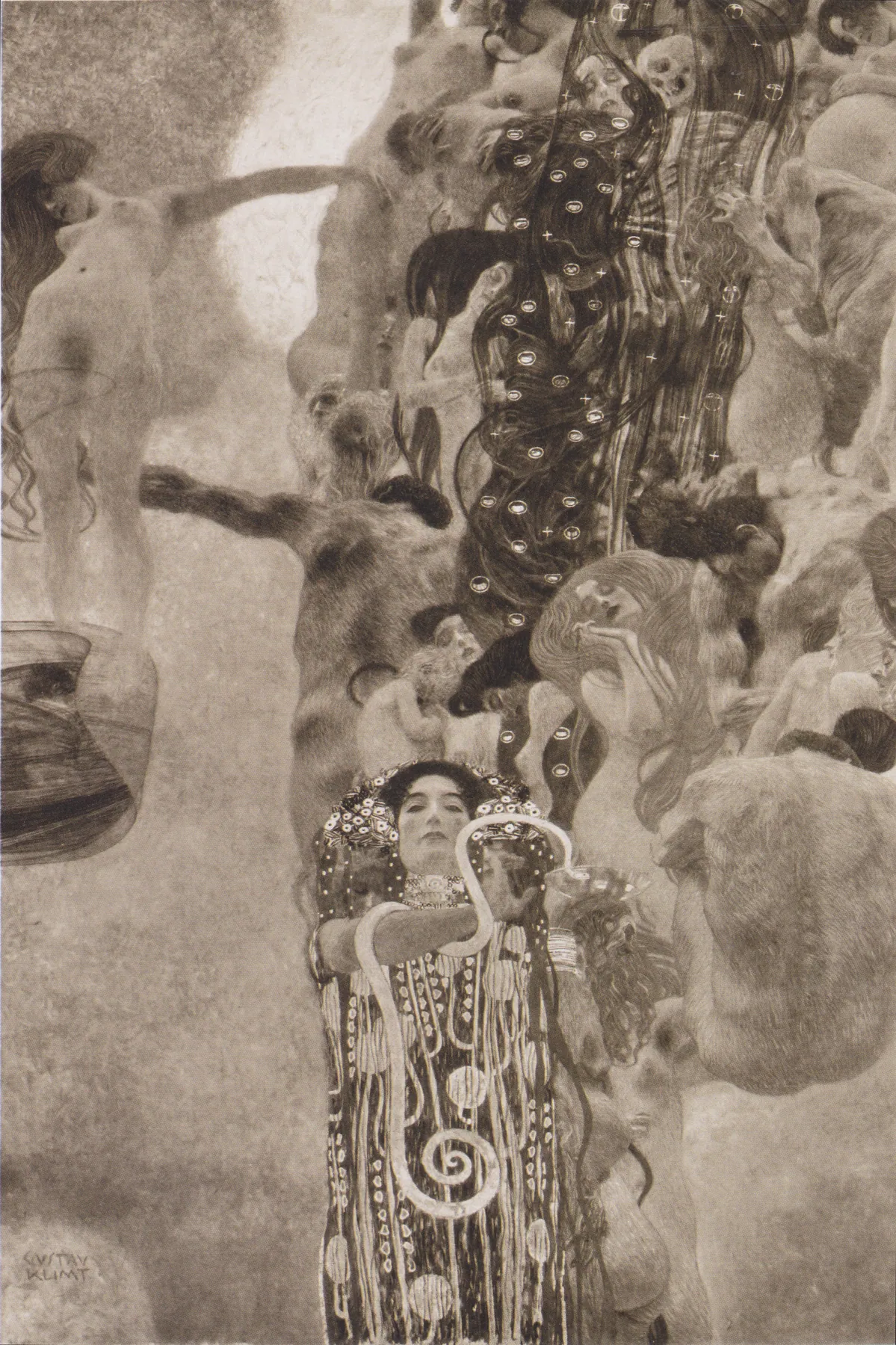Medicina, de Gustav Klimt