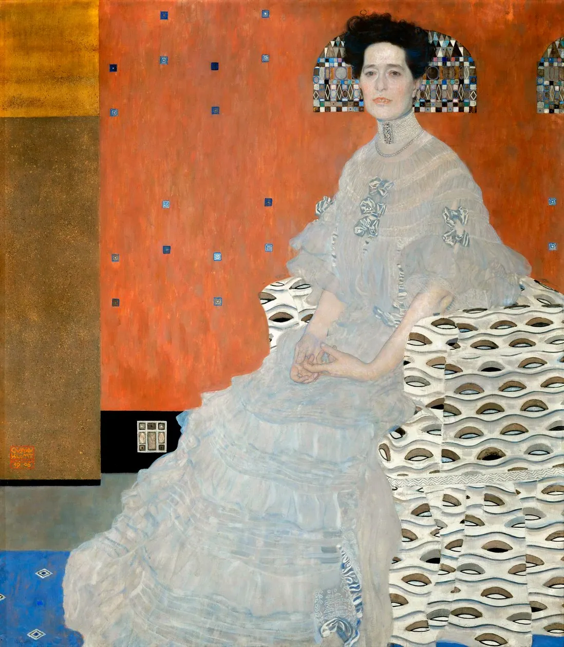 Retrato de Fritza Riedler, de Gustav Klimt