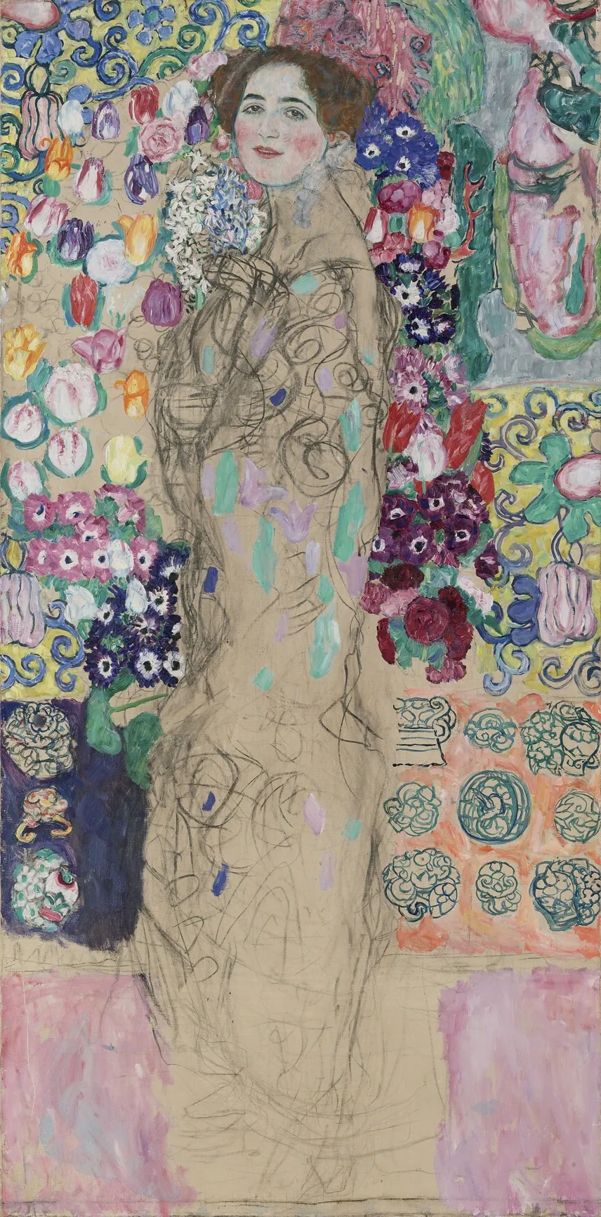 Retrato de Ria Munk, de Gustav Klimt